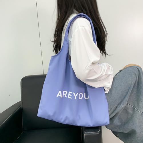 Canvas Tote Bag for Women Reusable Shoulder Bag for Work Travel Gym