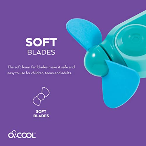 O2COOL Portable Misting Fan - Compact Battery-Powered Cooling