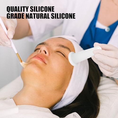 Silicone Facial Cupping Set - 2 Pcs Anti-Aging Face Massage Tool White