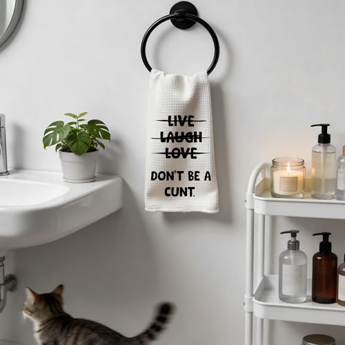 Funny Kitchen Towel - Don't Be Cunt | 16x24 Inch Microfiber