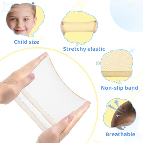 MORGLES Kids Wig Caps 6-Pack Stretchy HD Nylon for Cosplay
