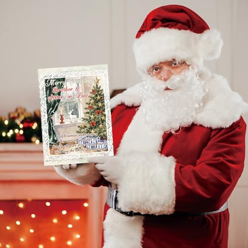Funny Christmas Card for Brother & Sister-in-Law - 8x5.3 in