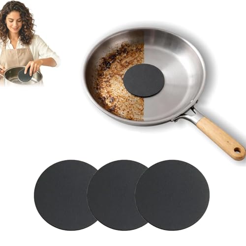 Steelis Stainless Steel Sponge - Heavy-Duty Cookware Cleaner (3 PCS)
