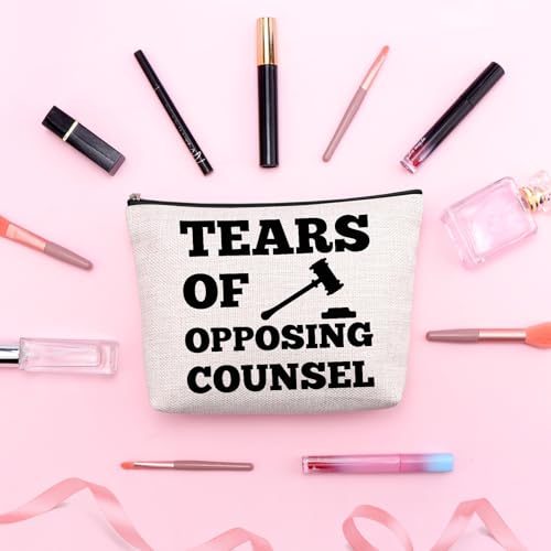 Mikela Lawyer Makeup Bag - Funny Law School Graduation & Bar Exam Gift