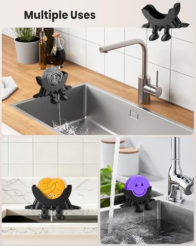 Prism Petal 3D Printed Sponge Holder - Cute Drainable Kitchen Sink Caddy