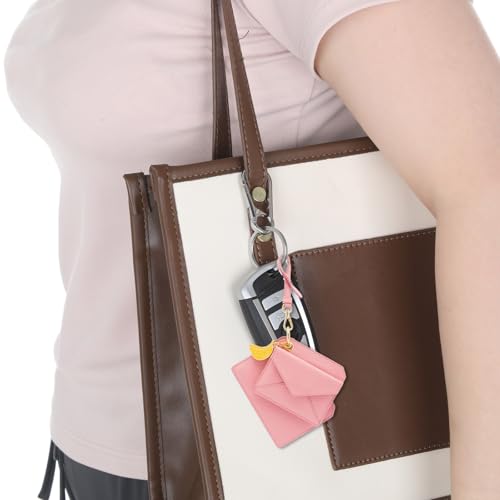 10 Packs Metal Keychain Carabiner Clip, Stainless Steel Heavy Duty Key Chain, Keyring Key Ring Chain Clips Hook Holder Key Organizer for Men Women,Silver