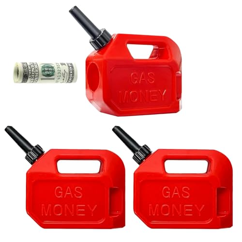 3PCS Gas Can Christmas Ornament, Funny Cash Money Holder Gift for Adults