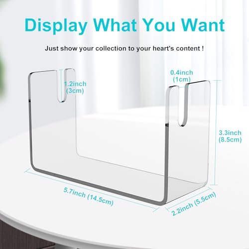 Boloyo Clear Acrylic Fan Display Stand for Traditional Handheld Fans