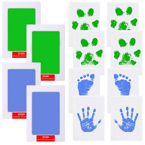 Inkless Handprint and Footprint Kit for Newborns - 4-Pack
