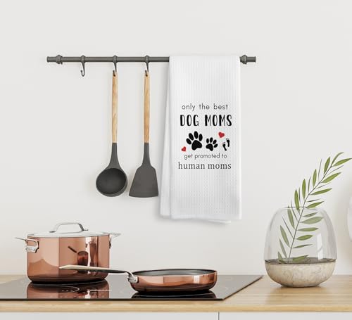 Promoted to Human Mom Towel, 16x24 Inch Soft Absorbent Decorative Gift