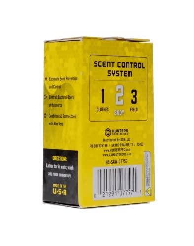 Hunters Specialties Scent-A-Way MAX Odorless Hunting Bar Soap 3.5 Oz