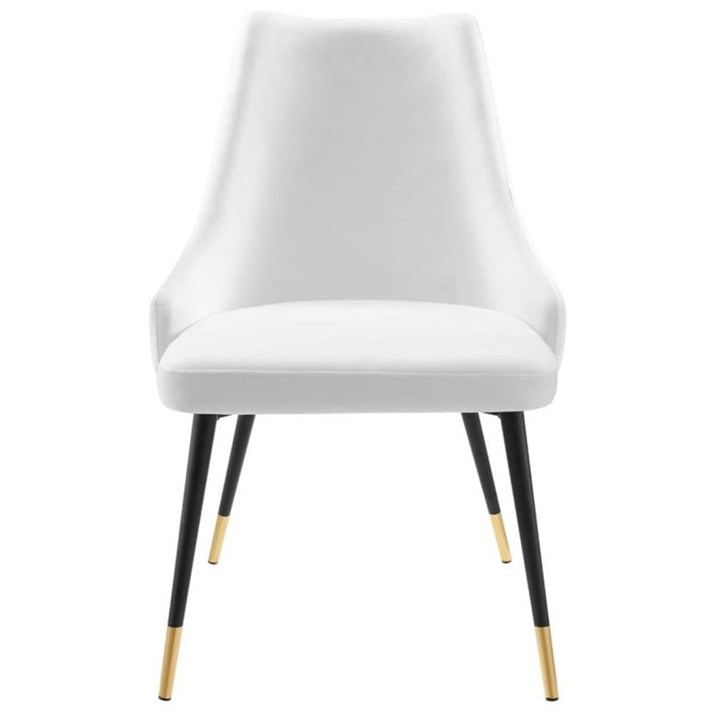 Modway EEI-3907-WHI Adorn Tufted Performance Velvet Dining Side Chair, White