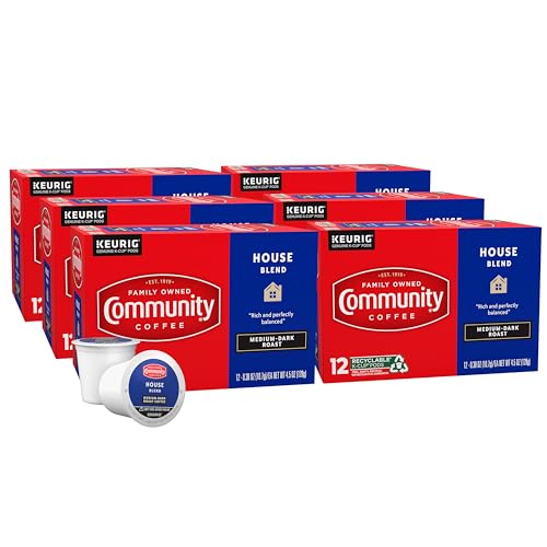Community Coffee House Blend Coffee Pods - Medium Dark Roast, 72 Count