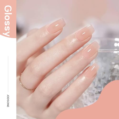 JODSONE Jelly Wheat Gel Nail Polish 10ml Pale Nude Soak Off LED
