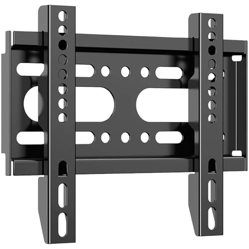 Nuyoah Medium Fixed Low Profile TV Wall Mount Bracket for 14-43 Inch Monitors