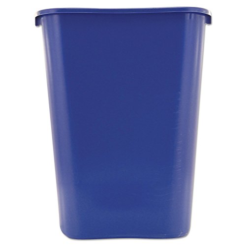 Rubbermaid 10.25 Gallon Blue Recycling Can - Pack of 12