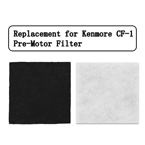 8-Pack CF1 Foam Filters for Kenmore Vacuum Cleaners