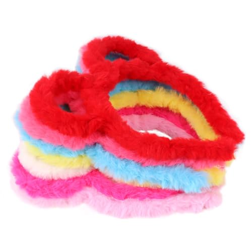 Caralin Plush Bear Ear Headband - Thick Stretchy Makeup Hair Hoop