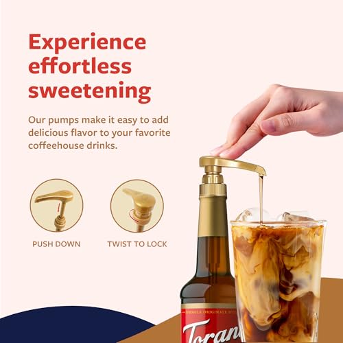 Torani Syrup Pump Dispenser 4-Pack for 750 mL Bottles