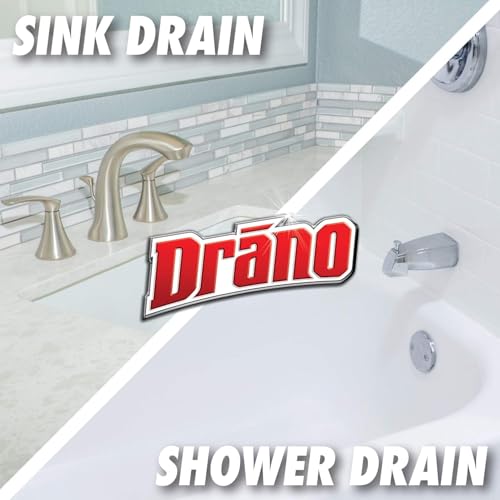 Drano Liquid Drain Cleaner & Clog Remover 32 oz for Hair & Soap Scum
