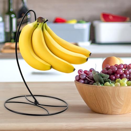 Sturdy Banana Holder Stand - Metal Hanger for Kitchen Countertop