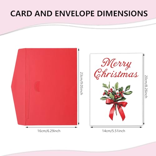 Merry Christmas Greeting Card with Envelopes - For Son & Daughter-in-Law, Holiday Season Card - Variation: Merry Christmas Gifts