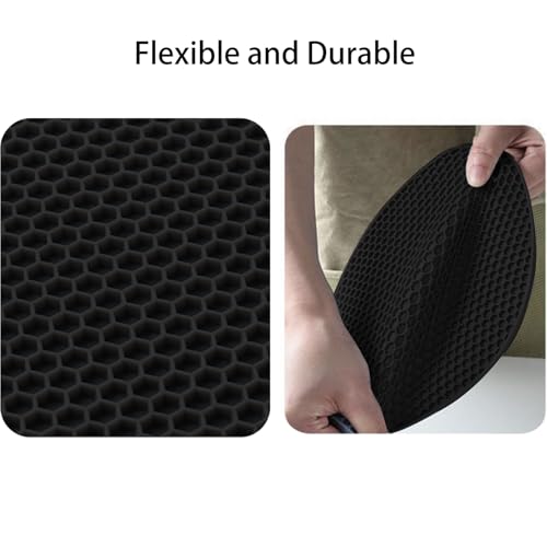 TENOC Silicone Non-Slip Trivet Mat - Heat Resistant 3.5-Inch
