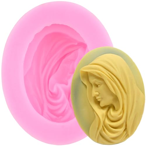 Nun Silicone Fondant Mold for Cake Decorating & Candy Making