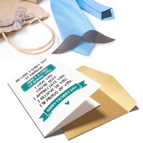 Romantic Father's Day Card for Husband | Love and Appreciation
