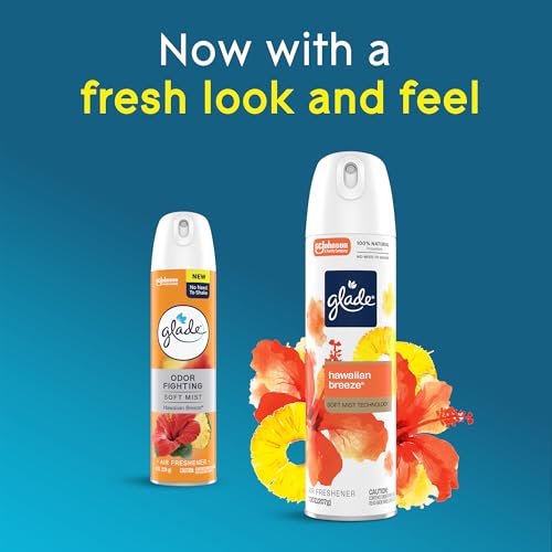 Glade Hawaiian Breeze Air Freshener Spray, 7.3 Oz, 6 Count