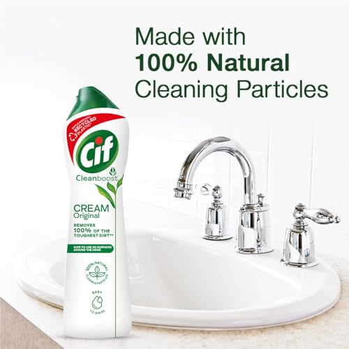 Cif Professional Original Cream Cleaner 500ml - Powerful Stain Removal
