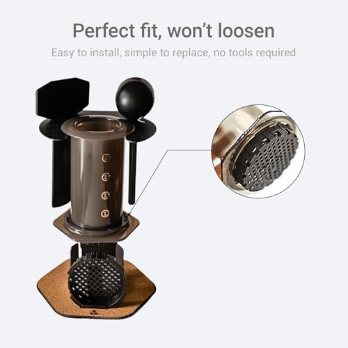 AeroPress Coffee Filter Caps - 2 Pcs Replacement (2.5 in)
