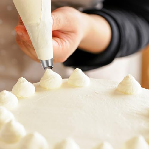 Xinjoduz 7-Piece Stainless Steel Cake Decorating Piping Tips Set