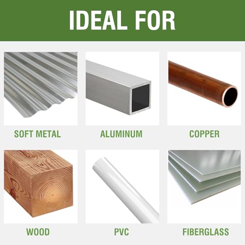 1/8 x 6 Inch Extra Long Drill Bits (6 Pack), Aircraft Drill Bit Titanium M2 High Speed Steel for Wood, Plastic, PVC, Thin Metal Sheet