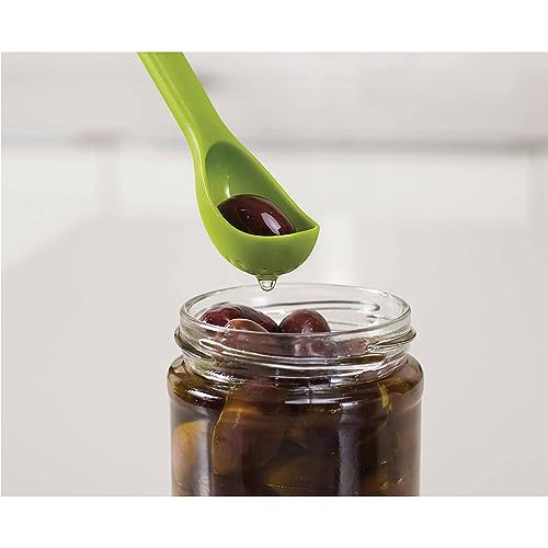 Joseph Joseph Scoop & Pick Jar Spoon and Fork Set - Green Plastic