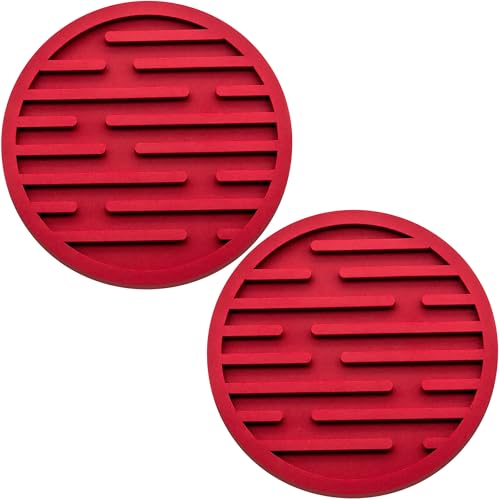 Anti-Slip Silicone Car Coaster Set - 2.75 Inch Drink Holder for Cars