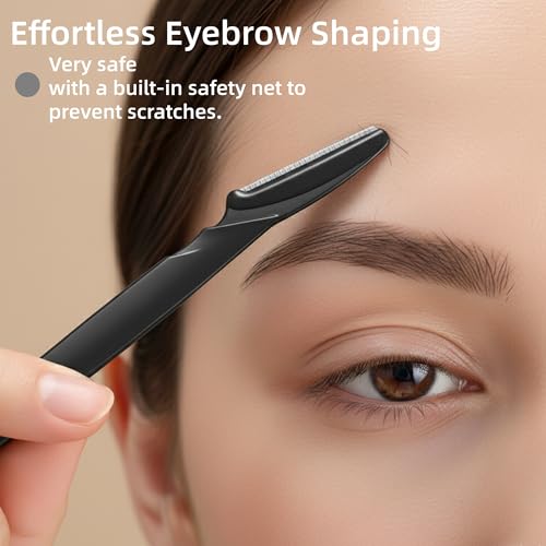 Viviyoo 20-Pack Eyebrow Razors and Face Shavers with Safety Mesh Blades