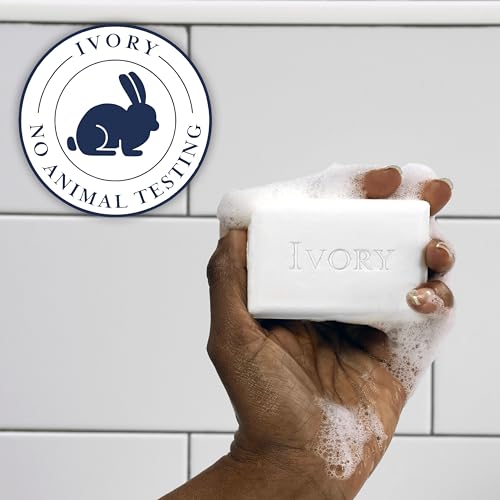 Ivory Gentle Bath Bar Soap, 99.44% Pure Formula, 4.0 oz, 4 Count