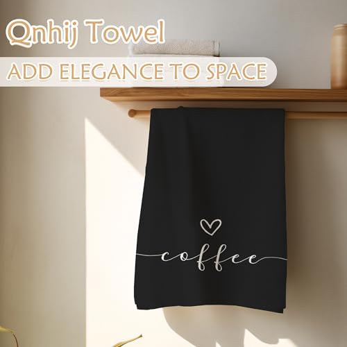 Decorative Coffee Bar Towel Set - 16x24 Inch Kitchen & Home Decor