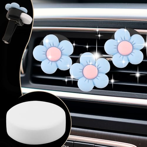 60 Cotton Refill Pads for Car Air Freshener Clips - Unscented
