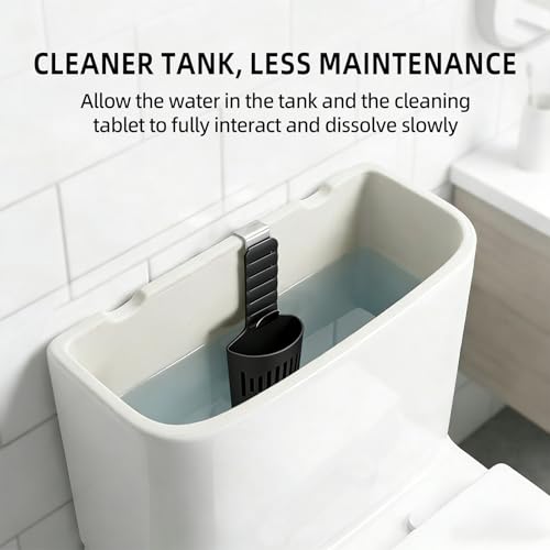 Adjustable Toilet Tank Tablet Holder - Silicone Bleach Dispenser