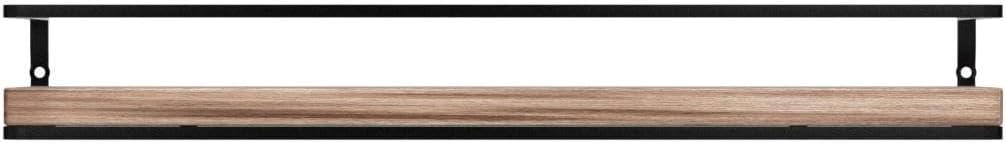Meangood Floating Shelves - Rustic Wall-Mounted Storage Set of 2 for Bedroom, Living Room & Kitchen