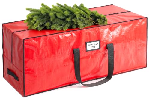 9 ft Red Christmas Tree Storage Bag - Waterproof & Durable