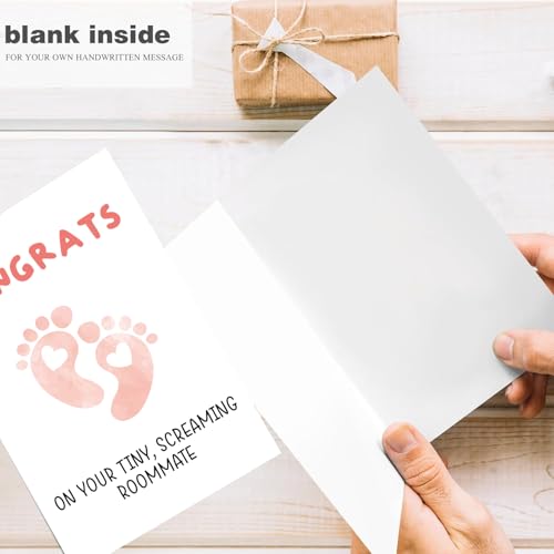 Cute Baby Shower Card for New Parents - Congratulations Gift