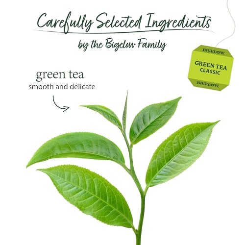 Bigelow Classic Green Tea - Caffeinated, 20 Individually Wrapped Bags