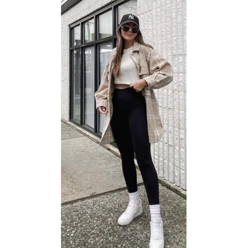 3 Pack Leggings for Women Tummy Control - Buttery Soft Yoga Pants High Waist No See-Through Running Gym Workout Legging