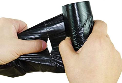 120 Count Small Black Trash Bags for Wastebaskets - 1.2-1.5 Gallon