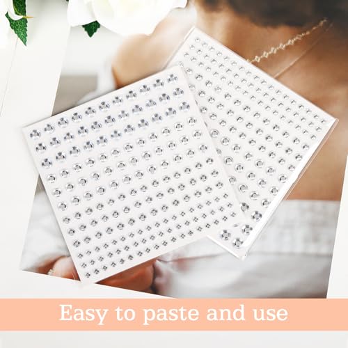 Self-Adhesive Face Jewels 990 Pcs Bling Rhinestone Stickers for Makeup