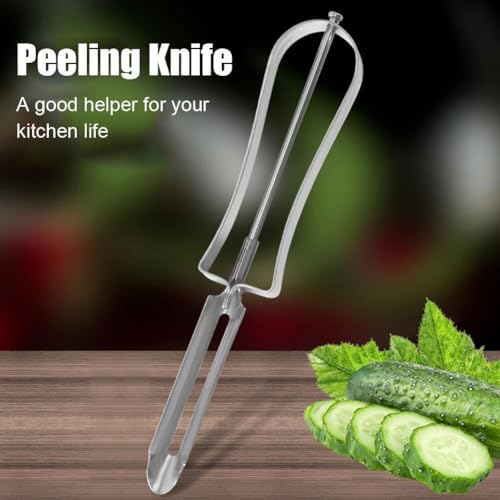 Set of 2 Stainless Steel Rotary Peelers for Fruits & Vegetables