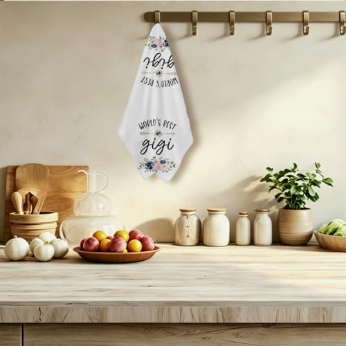 Grandma Kitchen Towel - 24x14 Absorbent Microfiber Gigi Gift